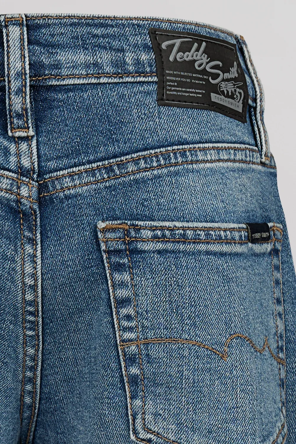 Teddy Smith Straight Boy Jr jeans vintage dark