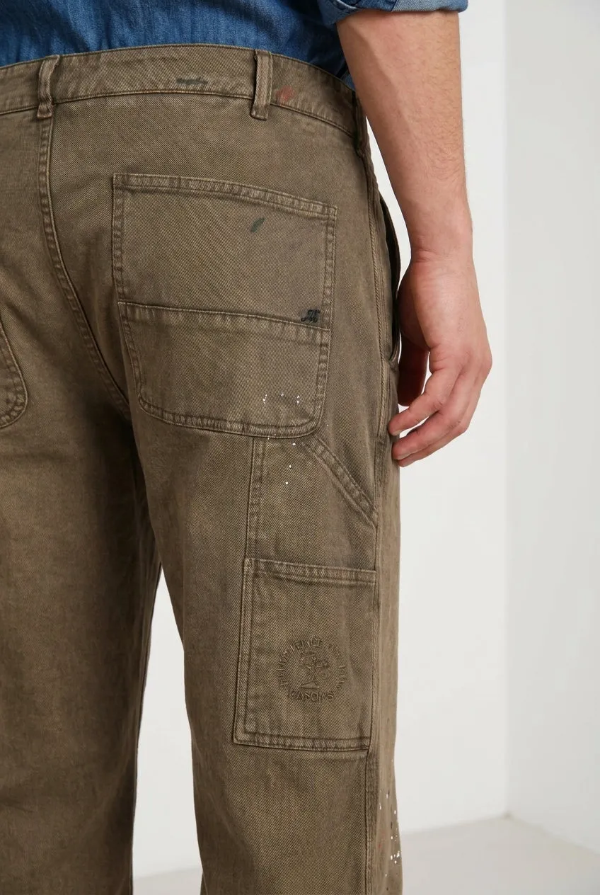 Mason's Dallas M74 pantalone cargo verde relaxed bull