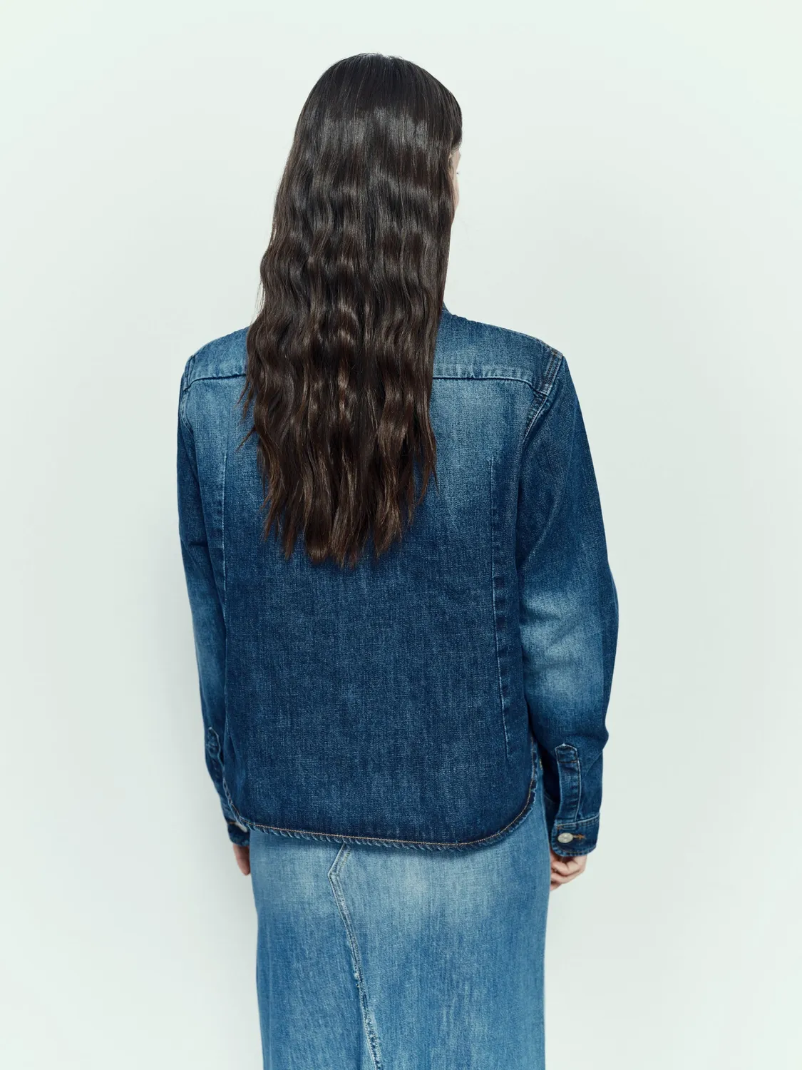 Acquaverde Kruz giacca jeans Aged Wash