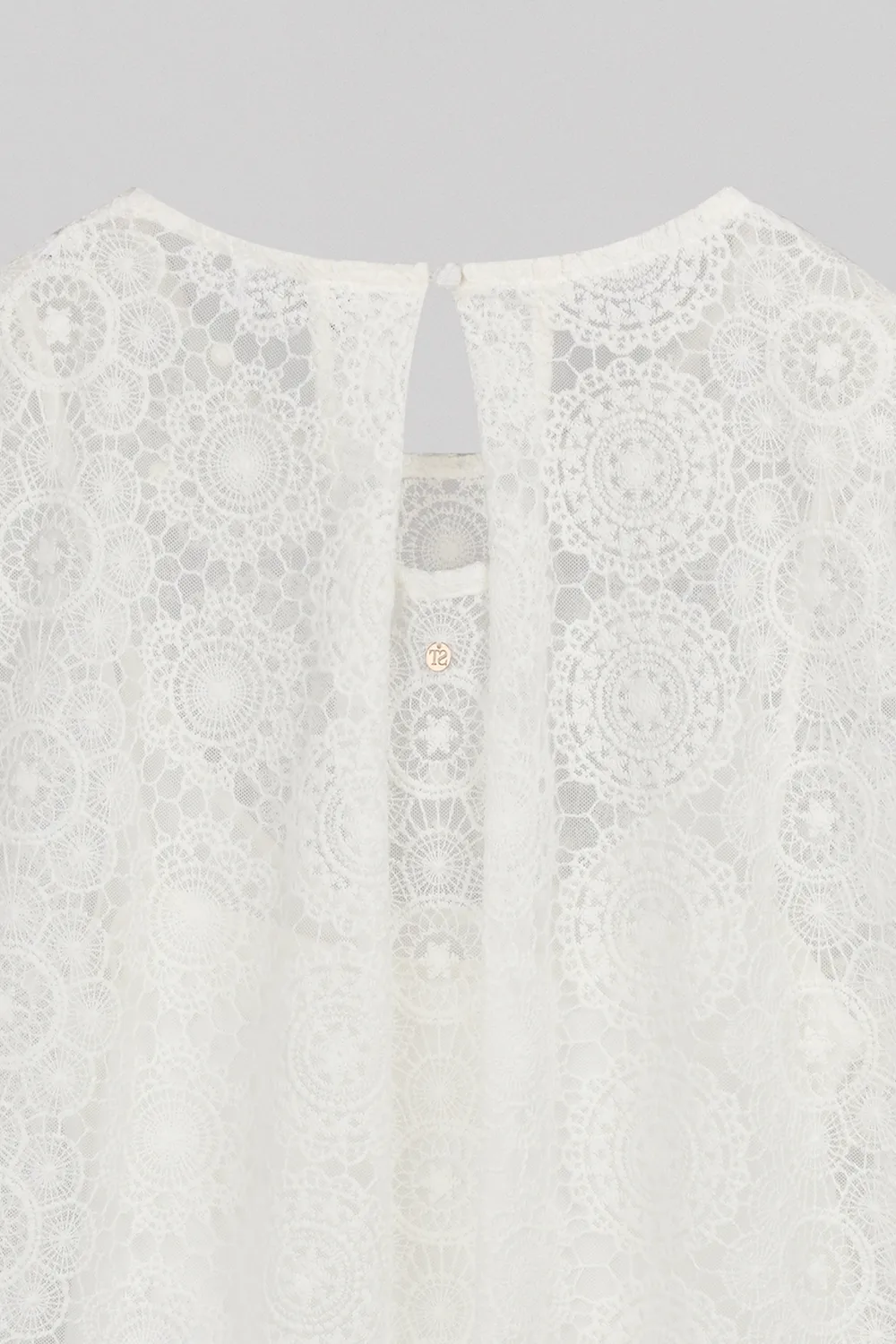 Teddy Smith T-Maël Top Tulle Donna Middle White