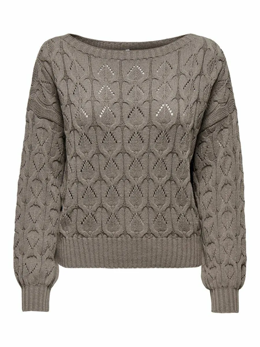 Only Onlbrynn pullover donna in maglia maniche lunghe