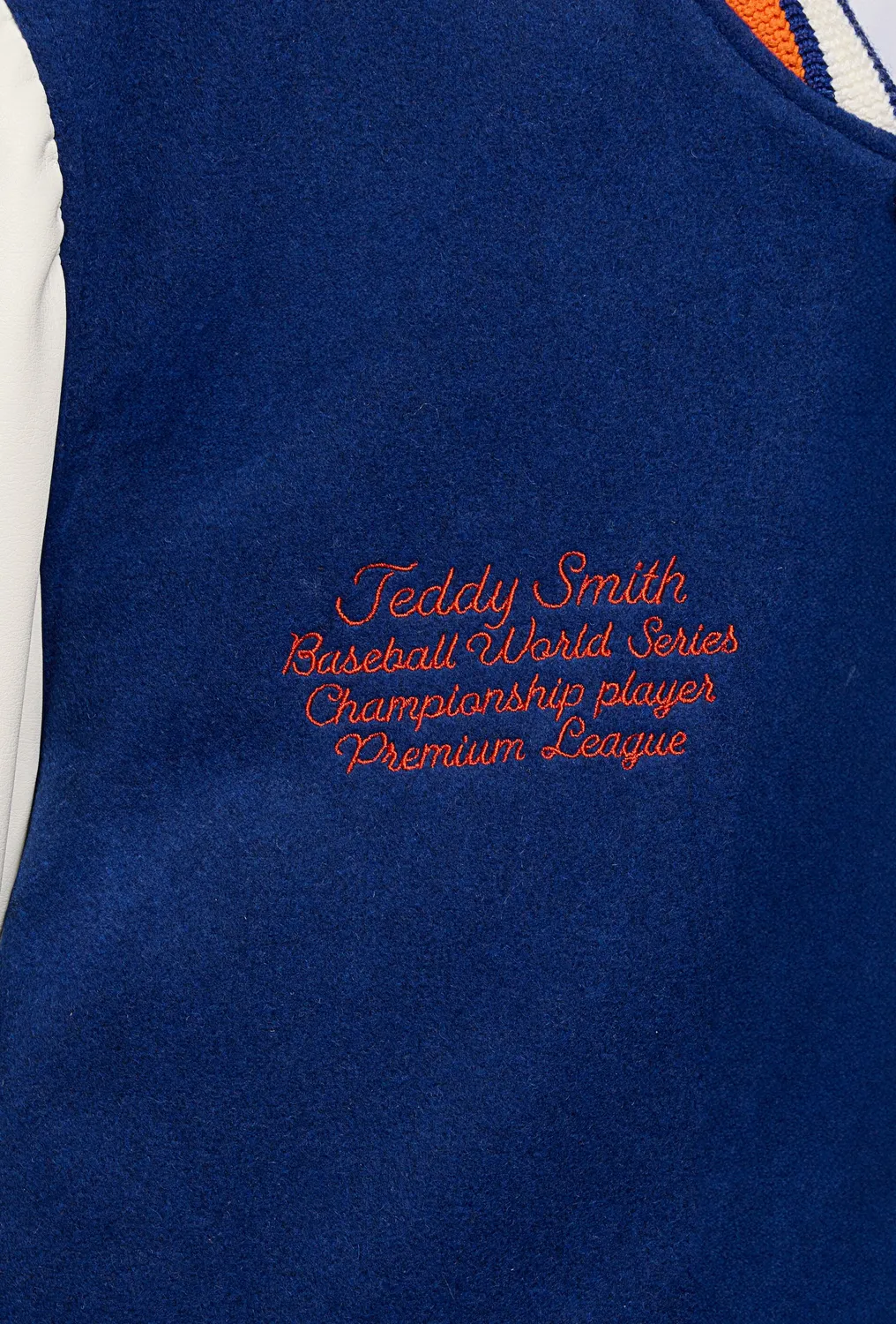 Teddy Smith B-Romeo bomber varsity uomo blu royal