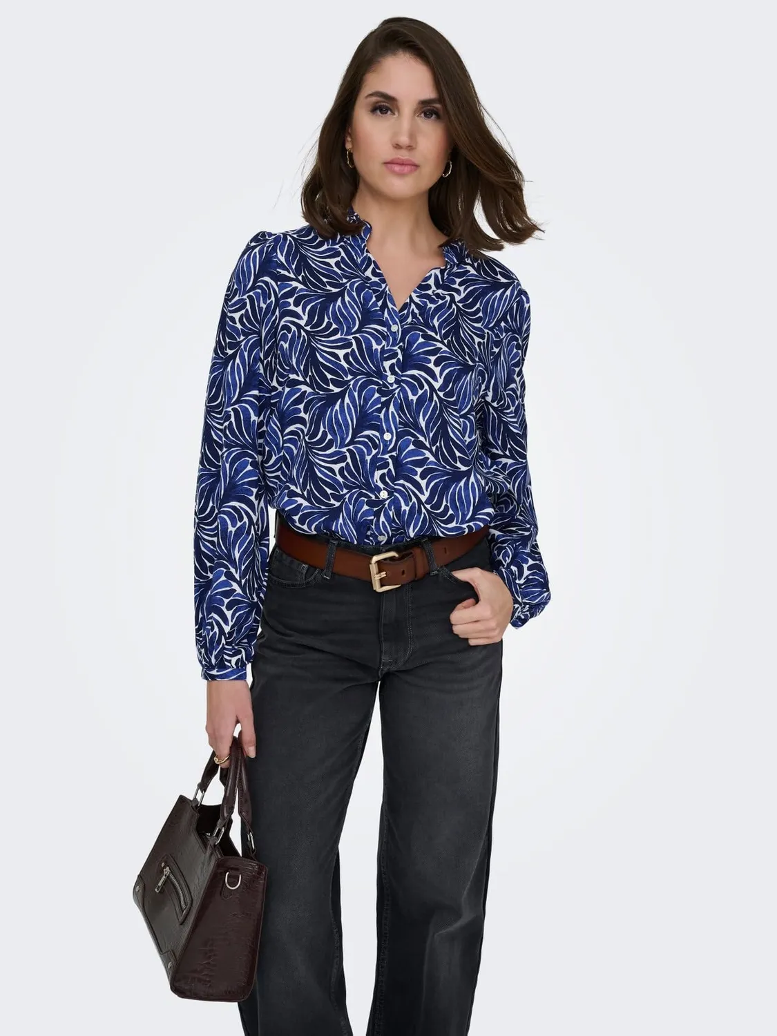 ONLY Onlraya camicia donna egret in cotone