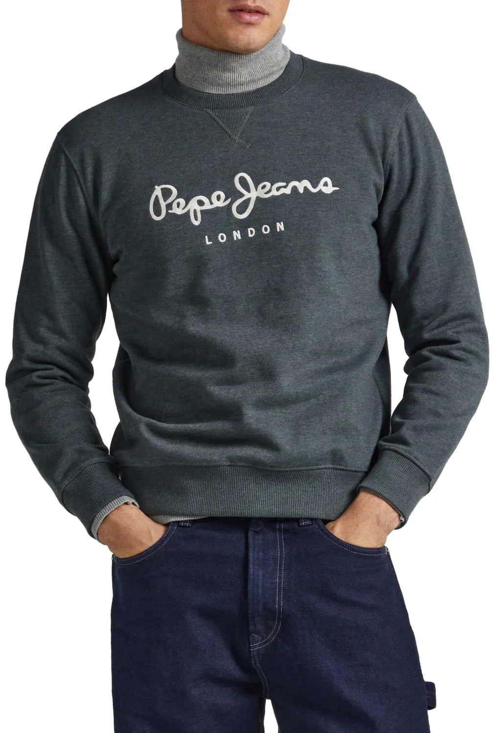 Pepe Jeans Nouvel felpa uomo L blu girocollo