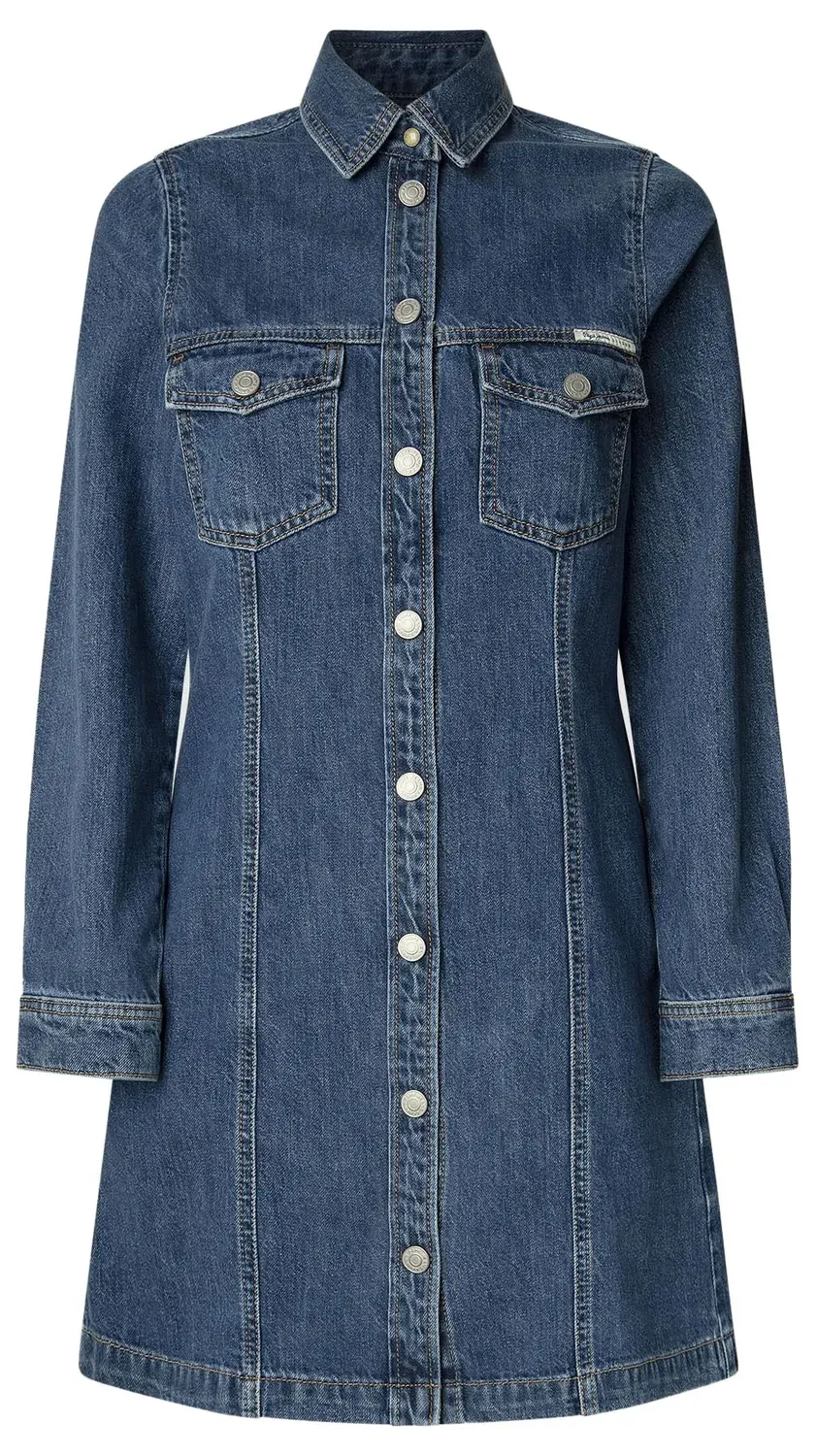 Pepe Jeans Authentic Denim vestito donna M blu corto