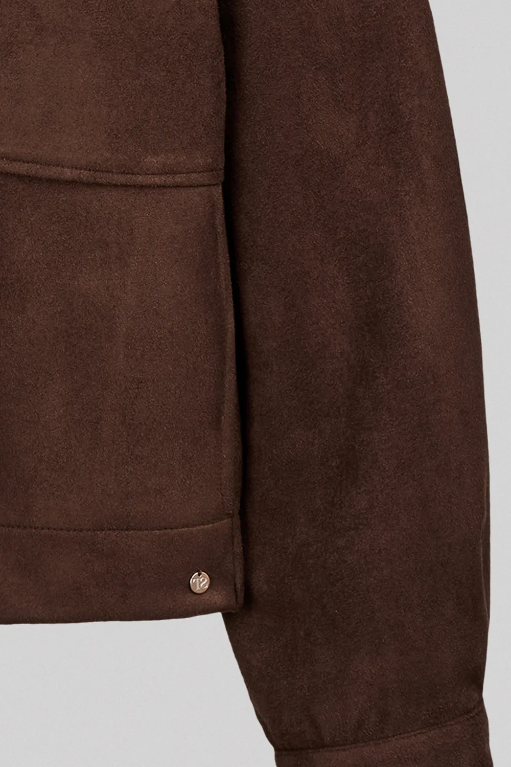 Teddy Smith B-ZEPHY giubbino marrone cioccolato donna