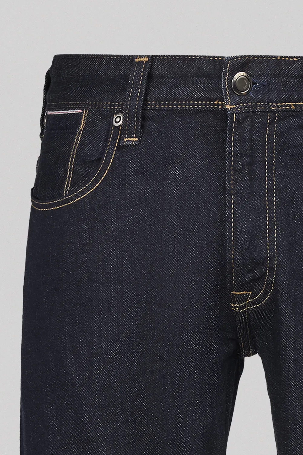 Teddy Smith REG Selvedge Jeans Dritto Uomo Dark Blue L32