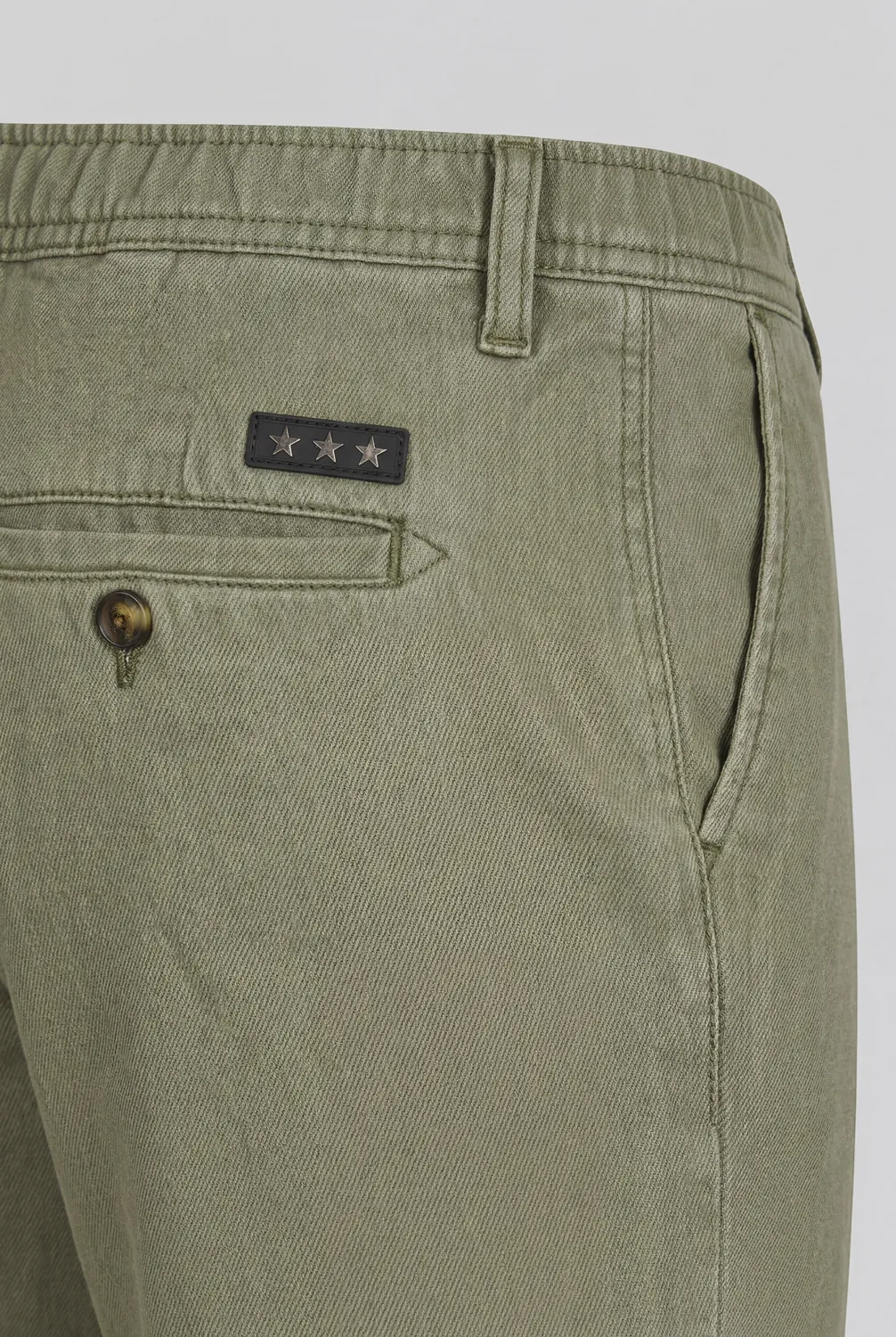 Teddy Smith S-Arlo SH shorts kaki denim elastico
