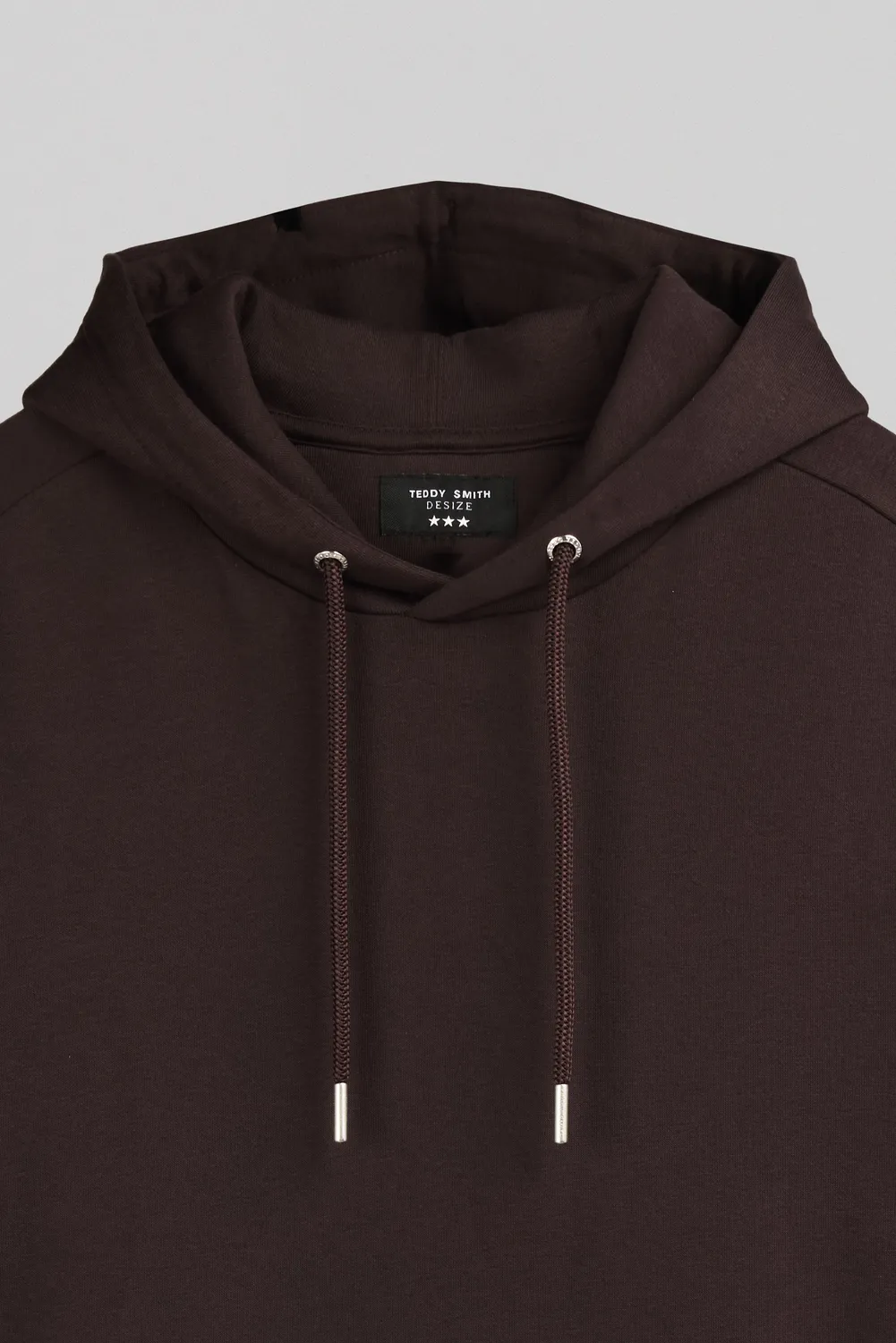 Teddy Smith S-Adrien Hoody felpa cappuccio prugna uomo