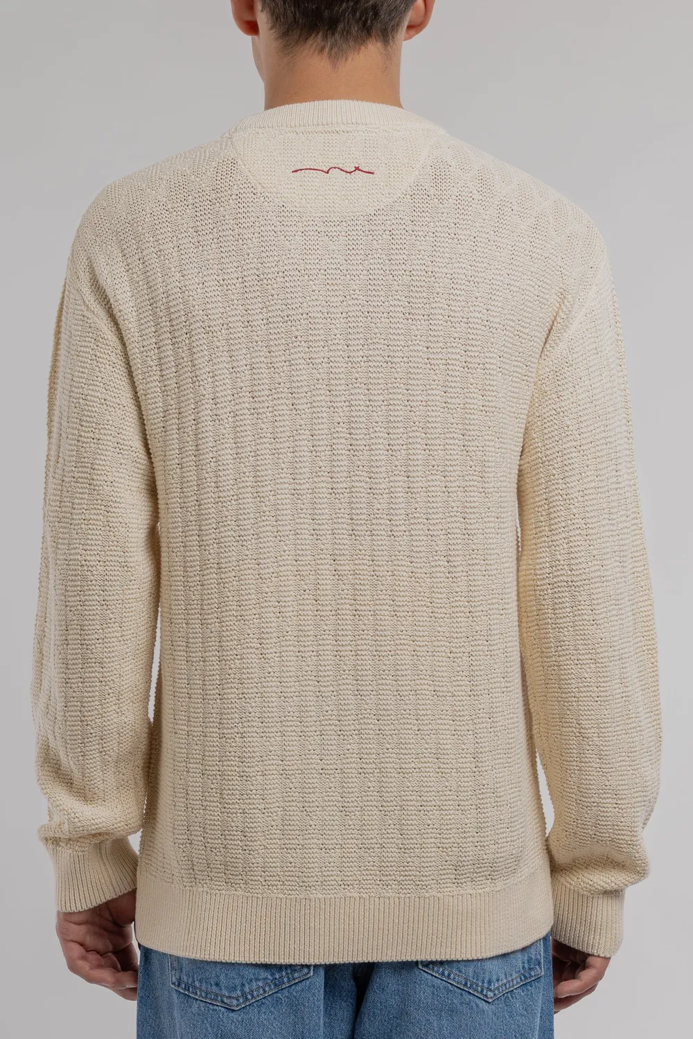 Teddy Smith P-Hario Pull Uomo Crema Girocollo Cotone Acrilico
