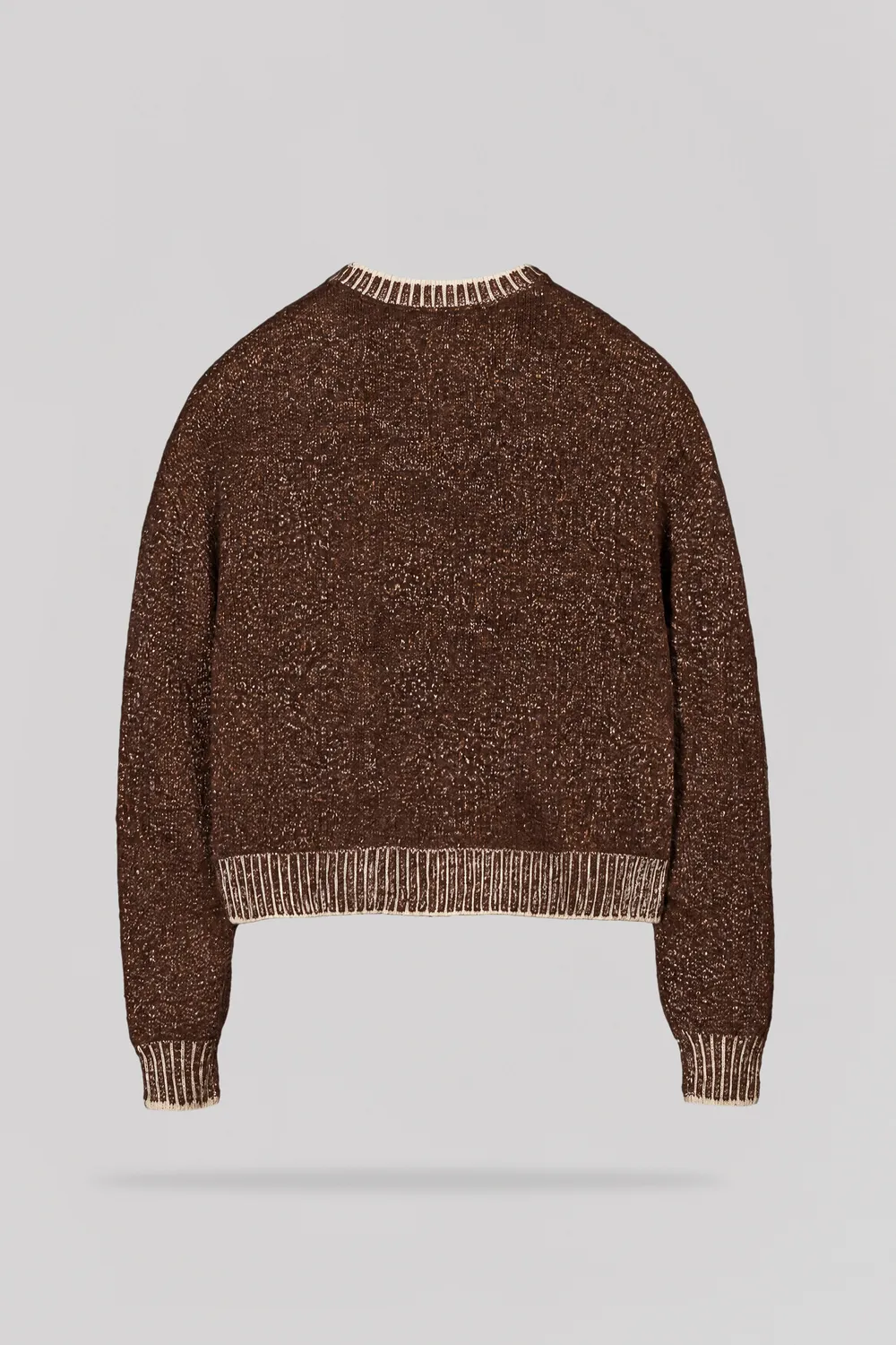 Teddy Smith P-Luisa Pull Cioccolato Misto Lana Dritto