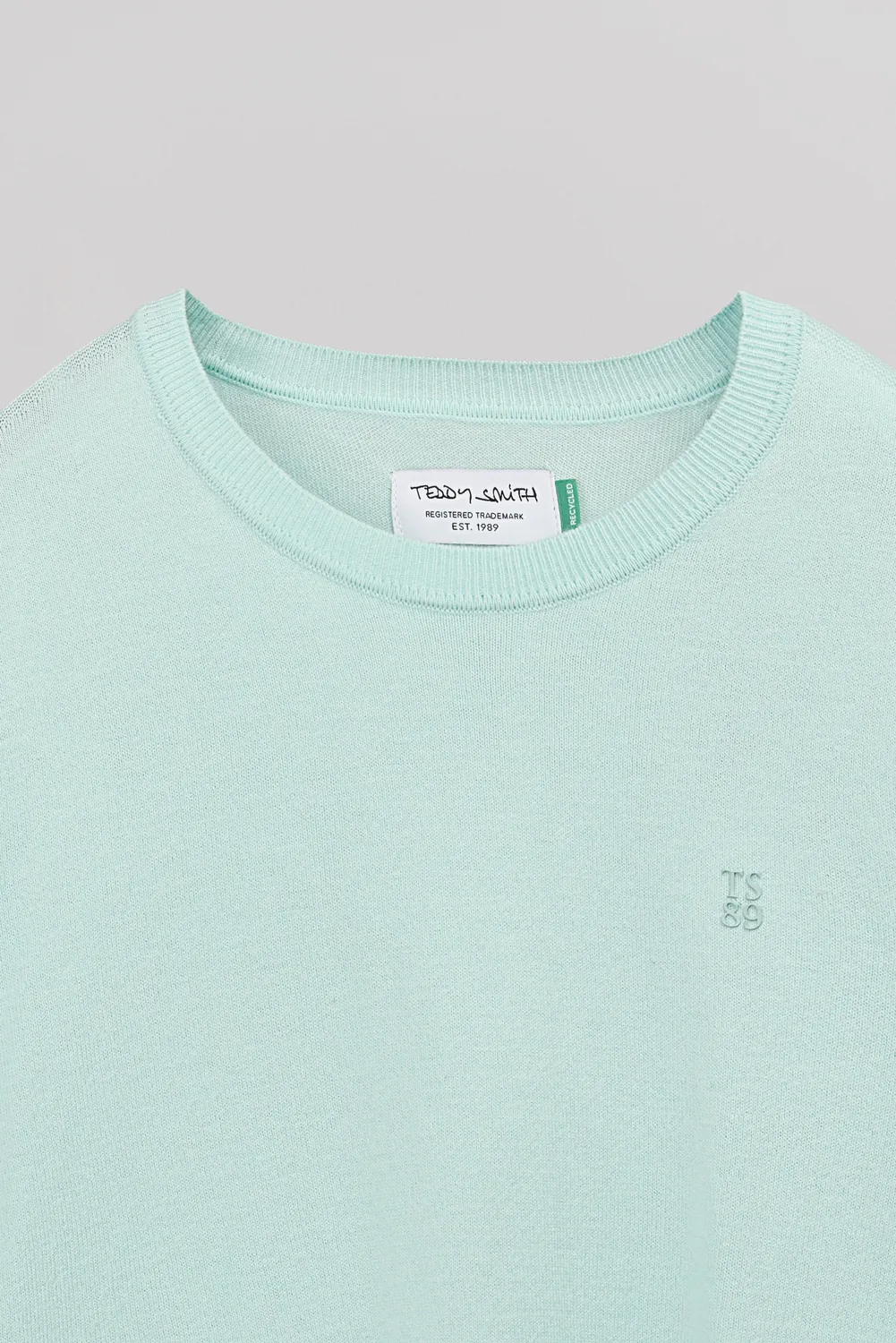 Teddy Smith P-Martino maglione verde menthol slim