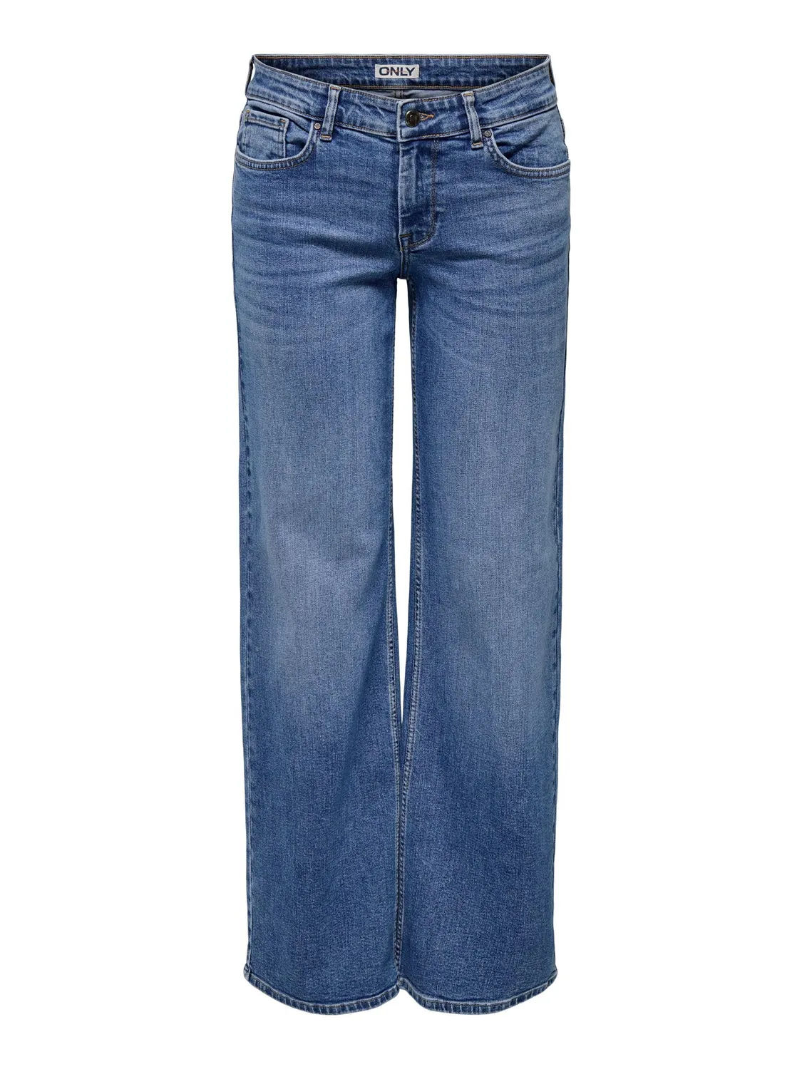 ONLY Onljudy jeans straight vita bassa taglia S denim