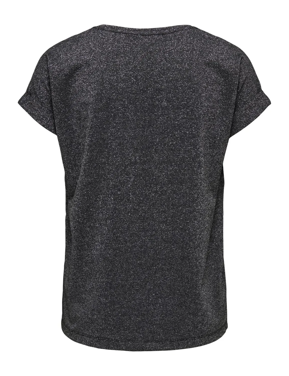 ONLY Onlmoster top jersey glitter manica corta XL