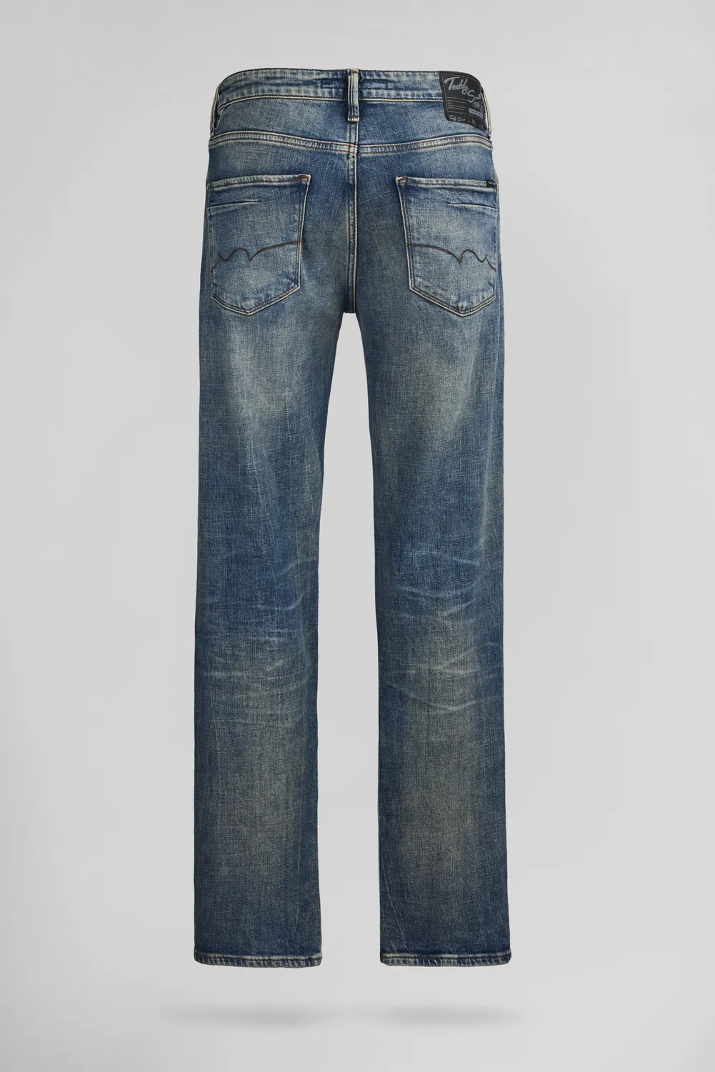 Teddy Smith Dylan Rock L32 jeans uomo dye slavato
