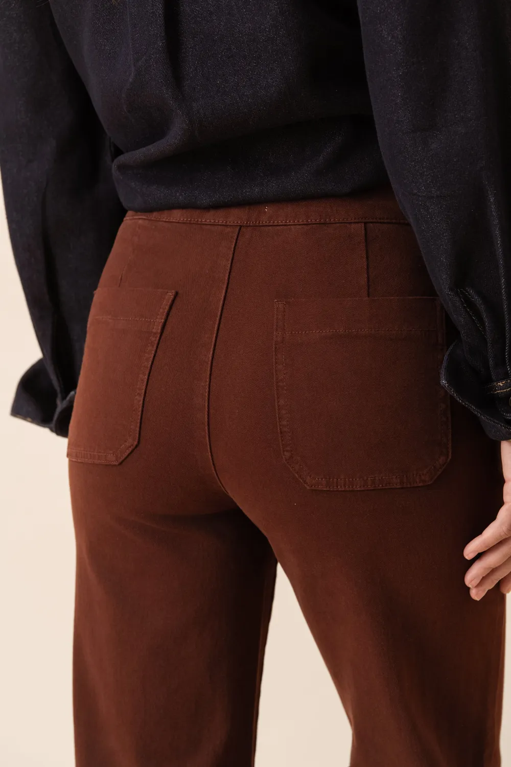Oraije Victorine jeans paprika bottoni wide