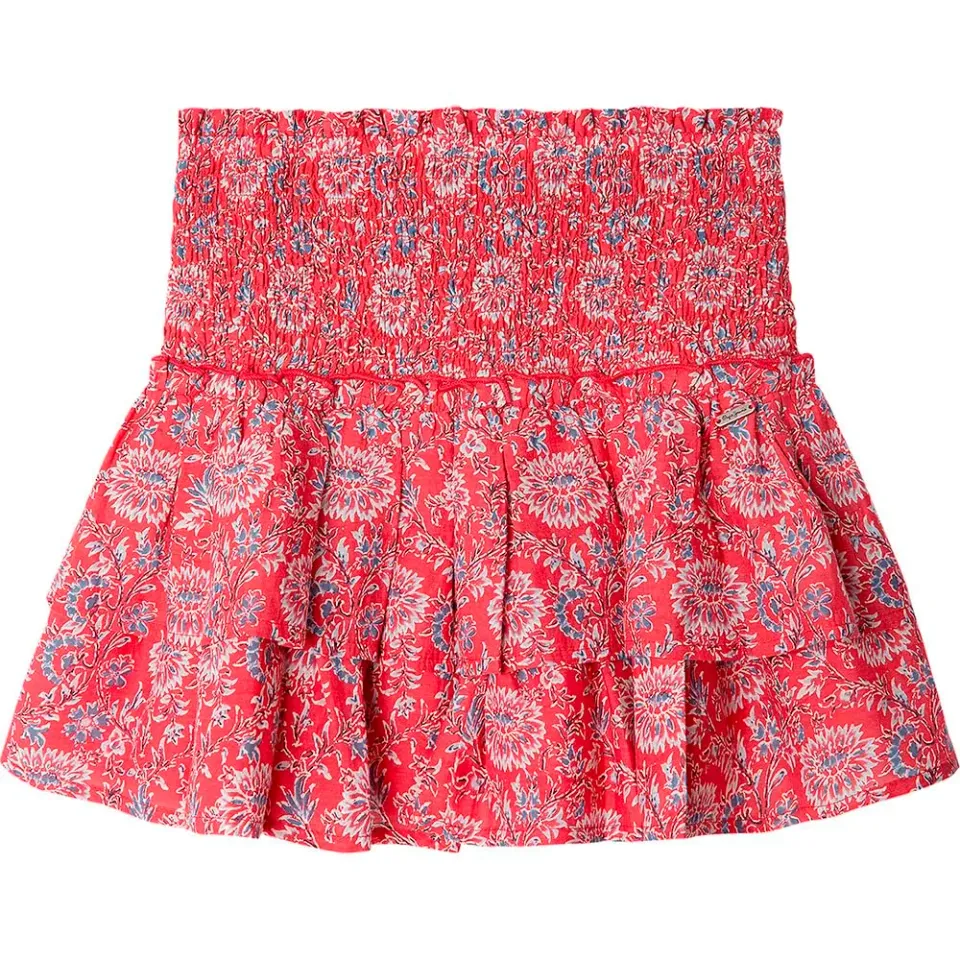 Pepe Jeans Hallie gonna ragazza rosso mini smock
