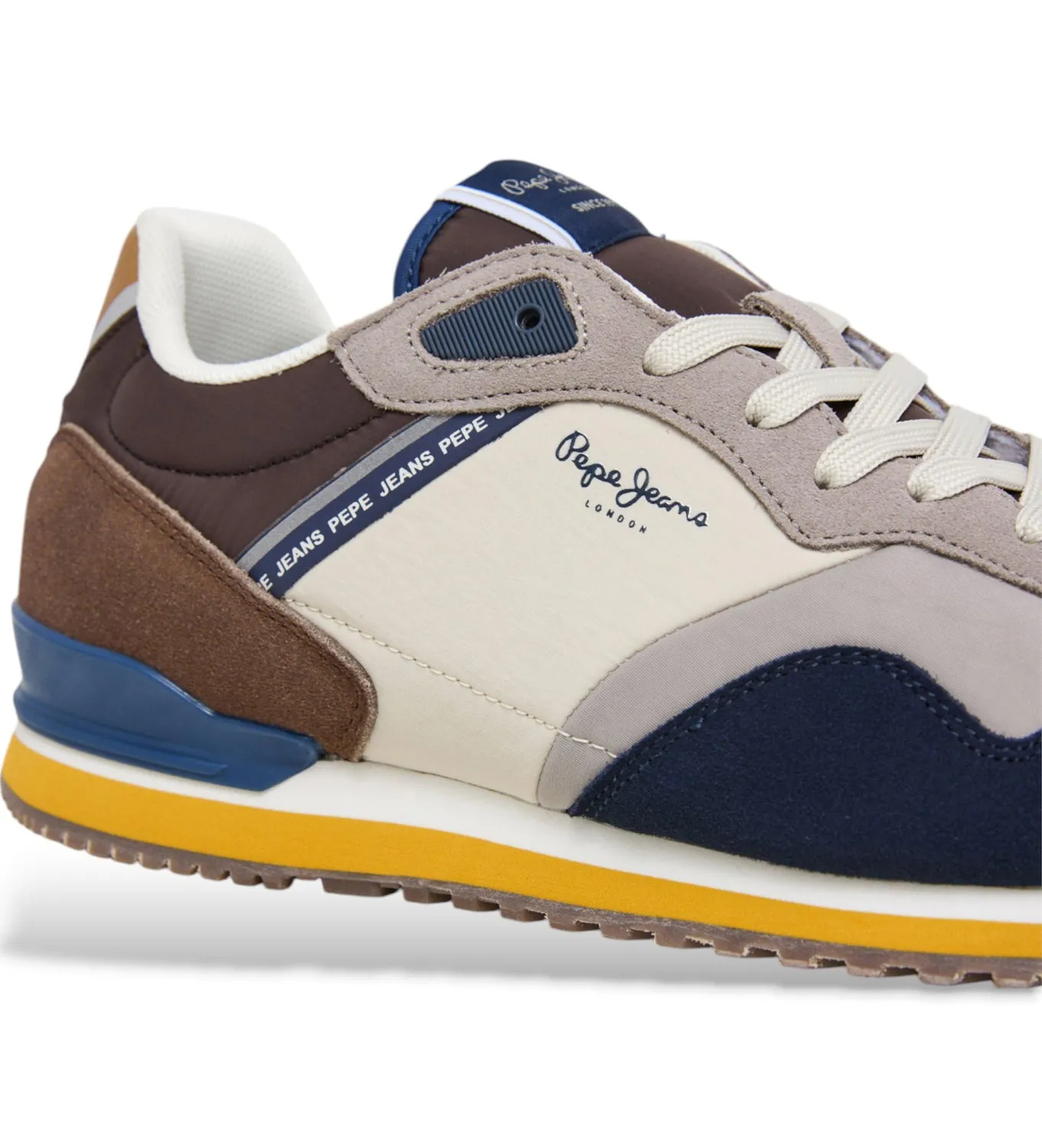 Pepe Jeans London Link Sneakers Grigie 46 EU Pelle
