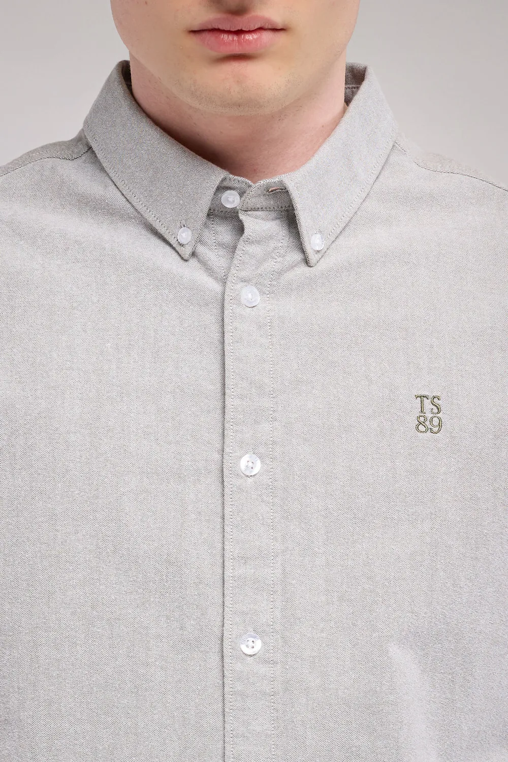 Teddy Smith C-Stan camicia uomo oxford olive