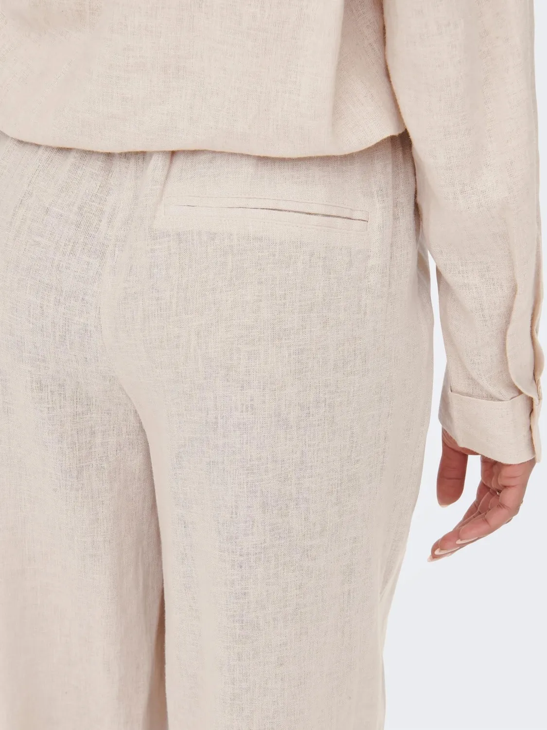 ONLY Onltokyo Straight pantaloni wide leg moonbeam