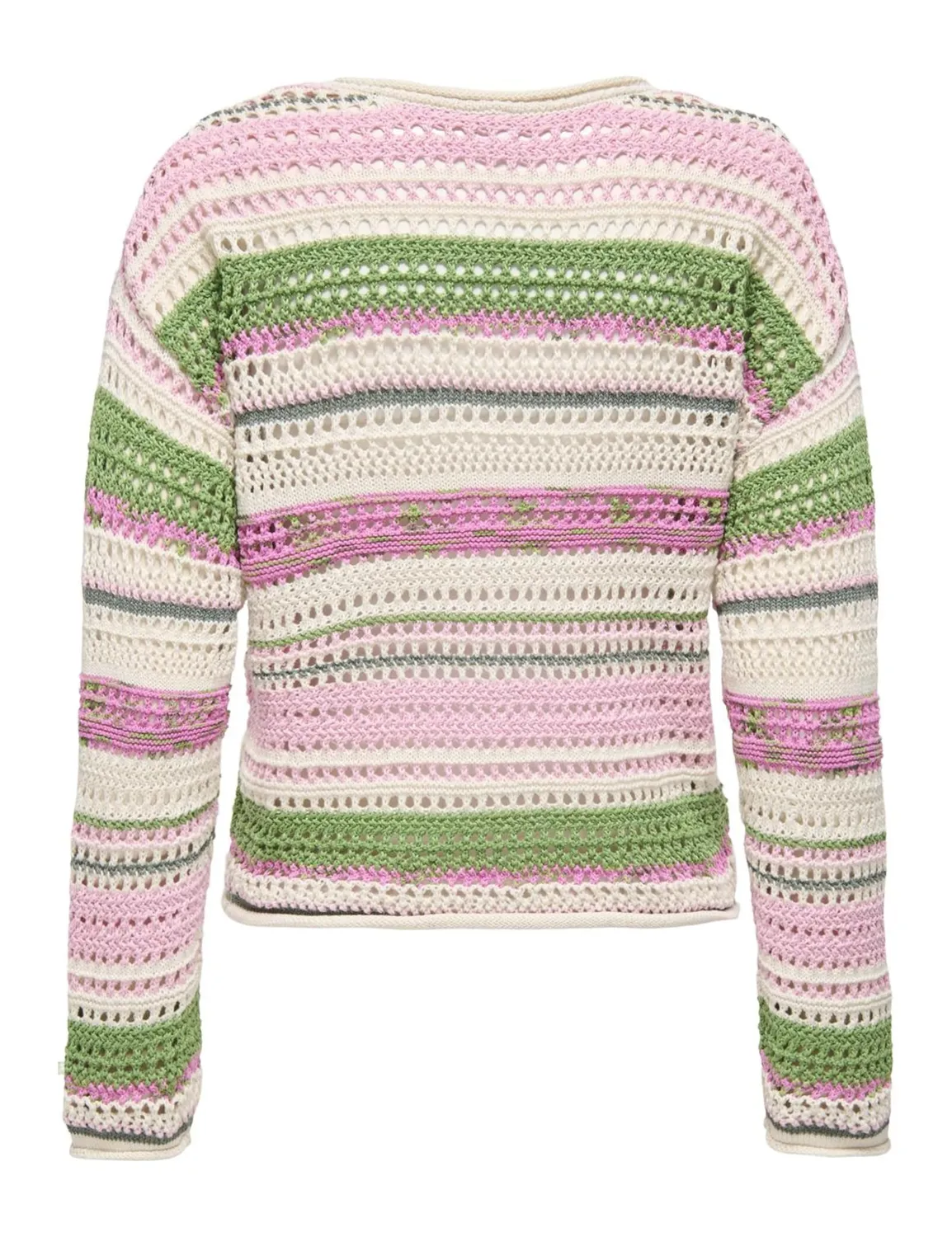 ONLY Onlamelie LS Structure Multi O-Neck maglione betulla S
