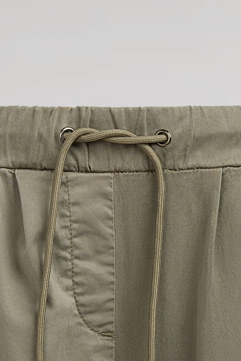 Teddy Smith Teddy Jogo Lyoc pantaloni donna kaki satinati