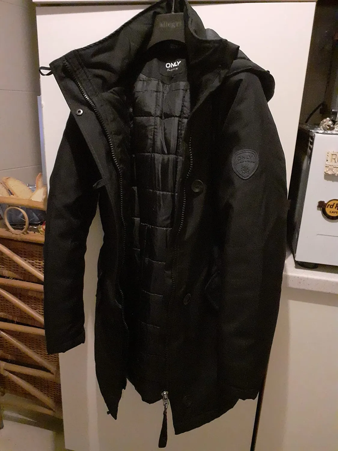 ONLY Onliris Parka giubbotto donna cappuccio pelliccia
