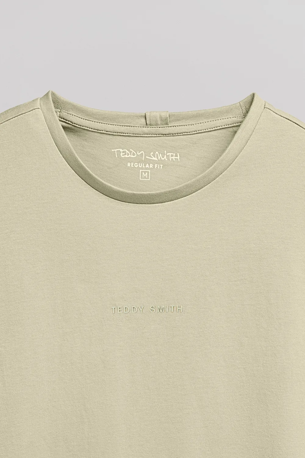 Teddy Smith T-Soy 2 t-shirt verde salvia regular uomo