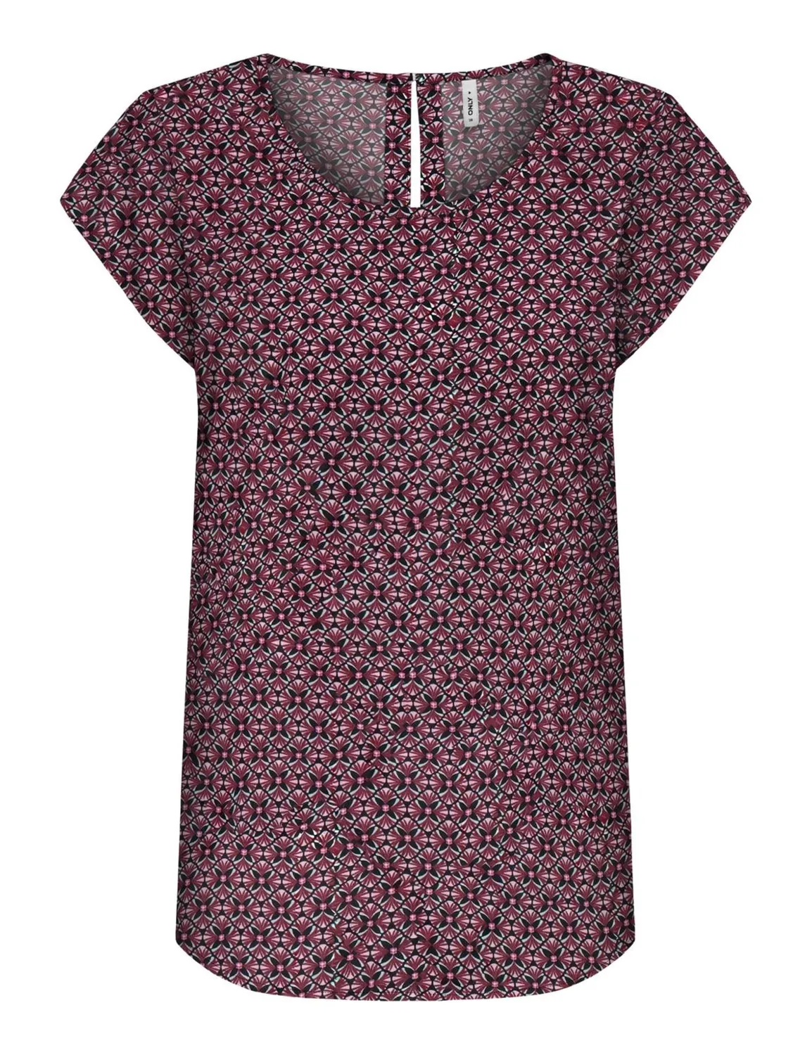 ONLY Onlnova Life Elite Top Donna nero maniche corte