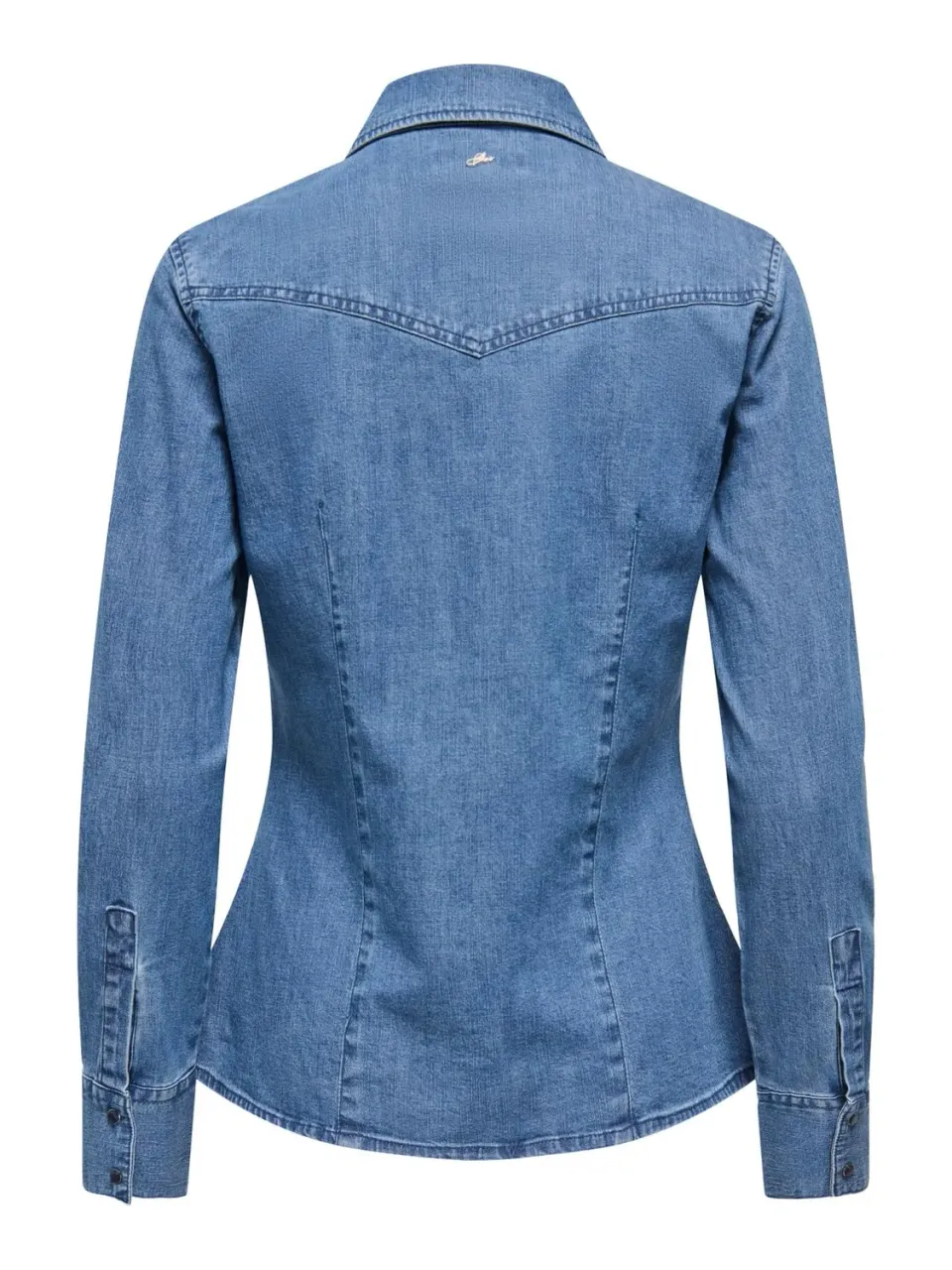 ONLY Onlolivia camicia jeans blu denim medio