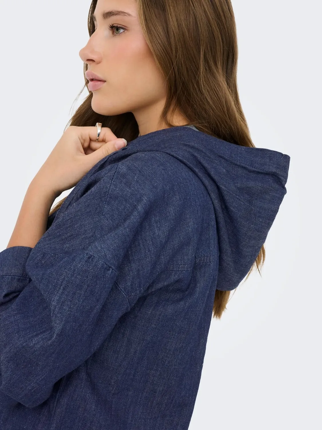 ONLY Onllizzy camicia jeans L denim donna