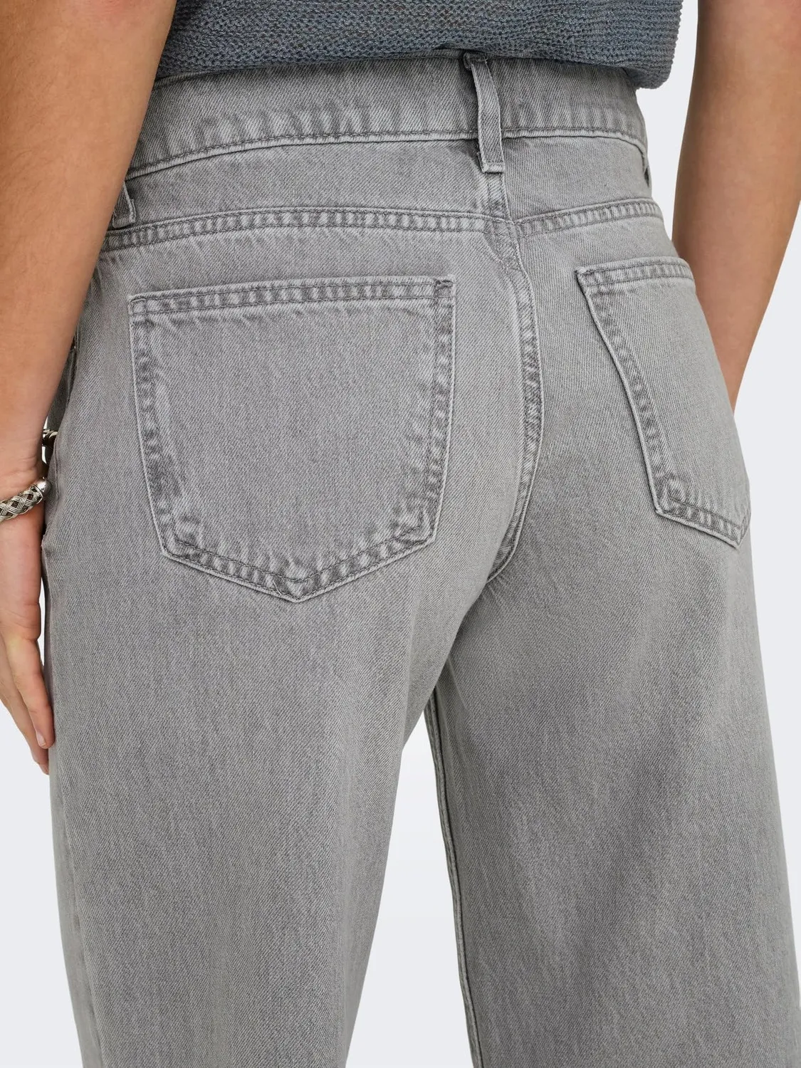 ONLY Onlbrenda Low Wide Cro117 jeans donna (M)W x 34L