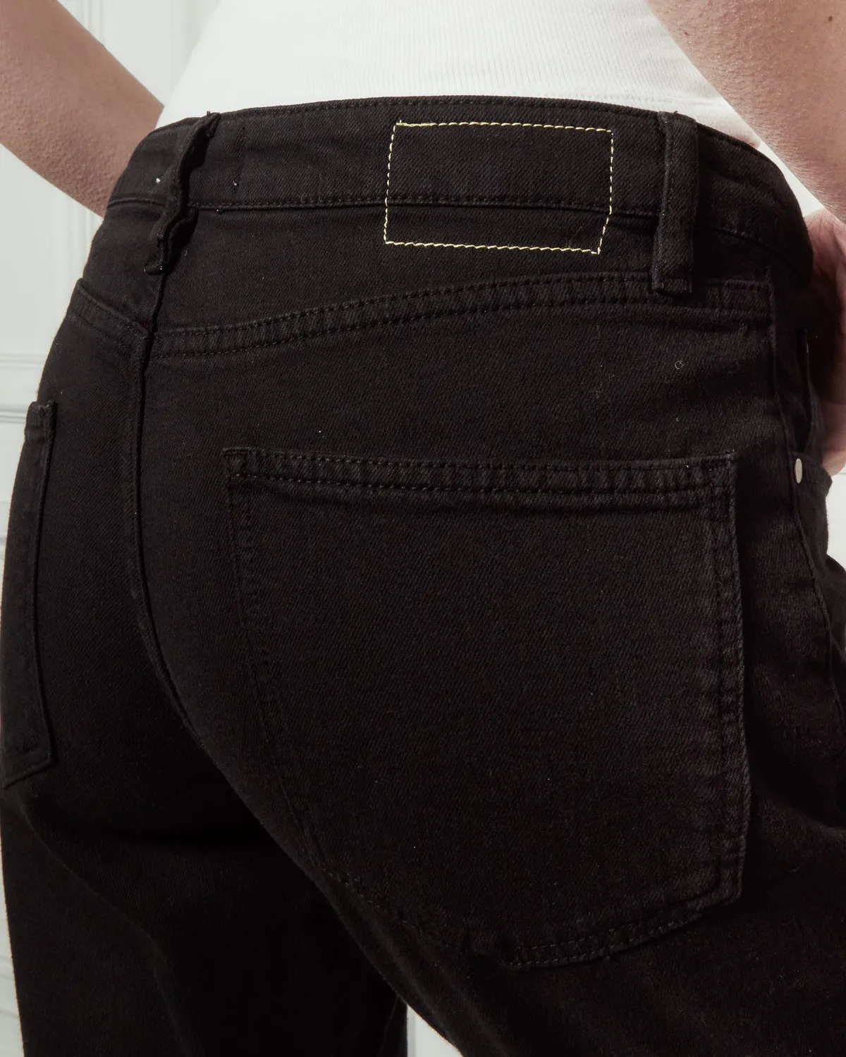 acquaverde Crystal jeans black slim stretch