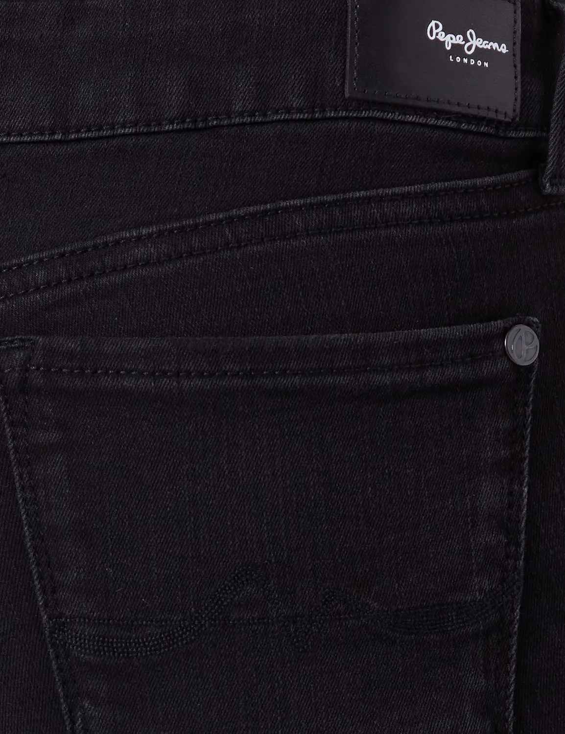 Pepe Jeans Rosevelt Jeans Skinny Donna Nero 28W/30L