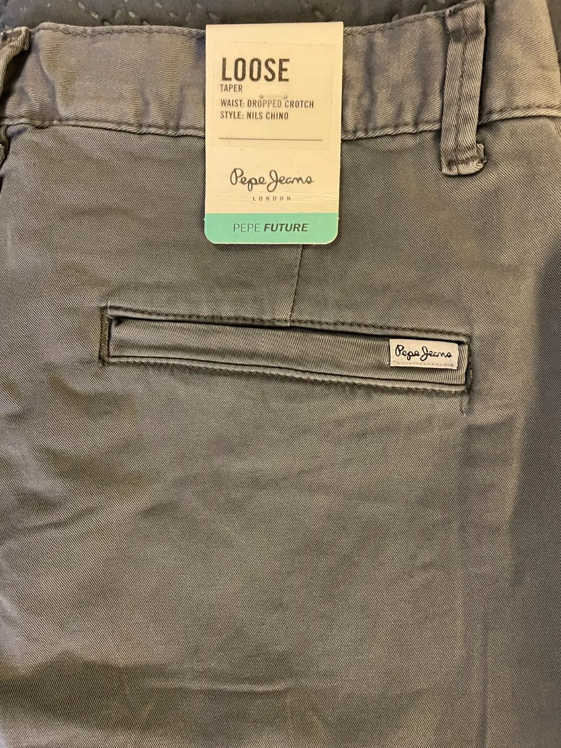 Pepe Jeans Nils chino uomo beige gamba affusolata