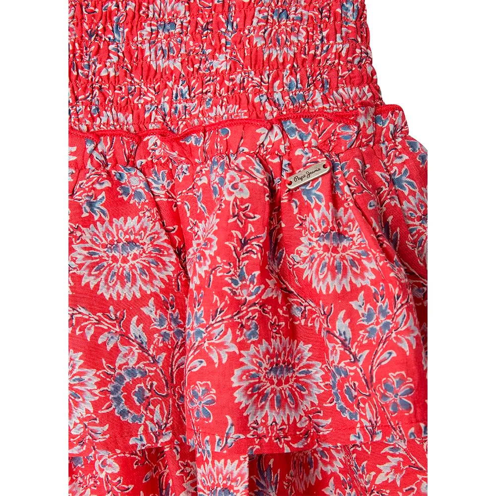 Pepe Jeans Hallie gonna ragazza rosso mini smock