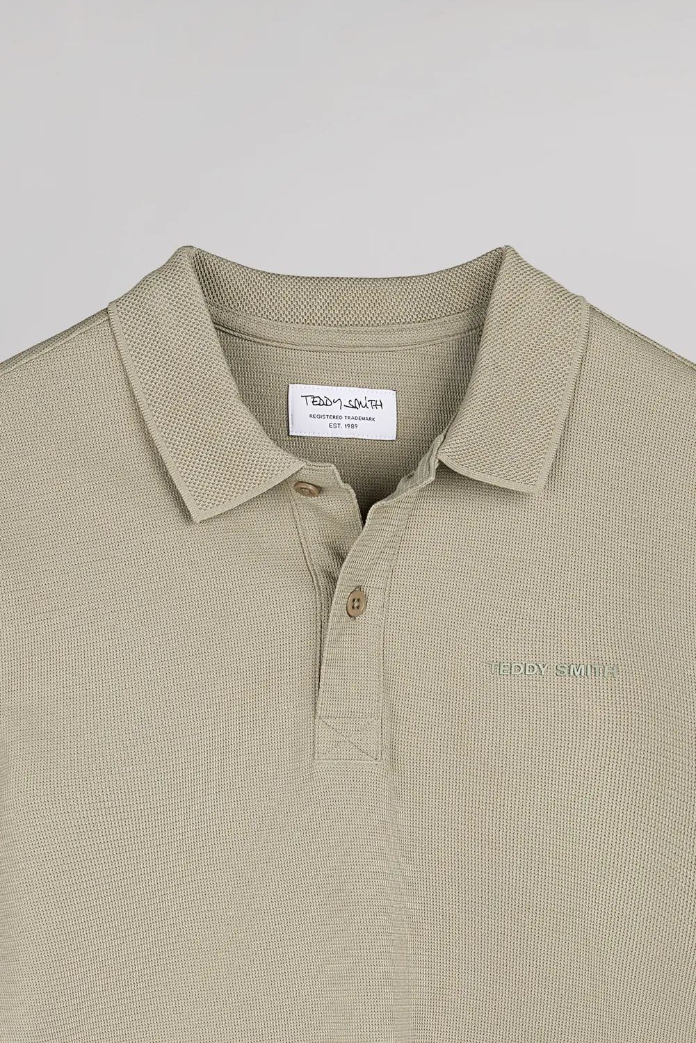 Teddy Smith P-Joel MC polo uomo bleach kaki jersey