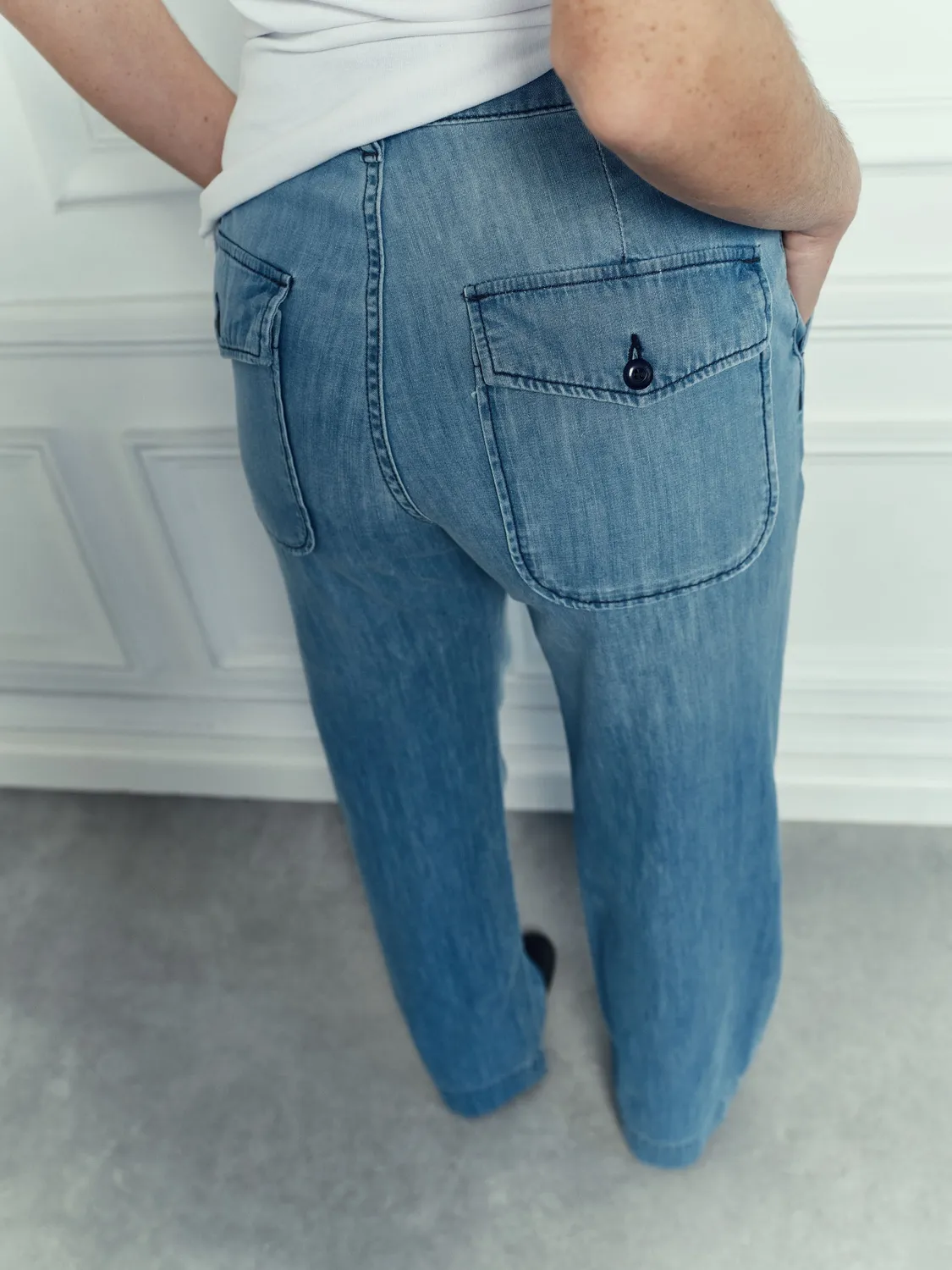acquaverde Paltrow jeans dritti light used vita alta