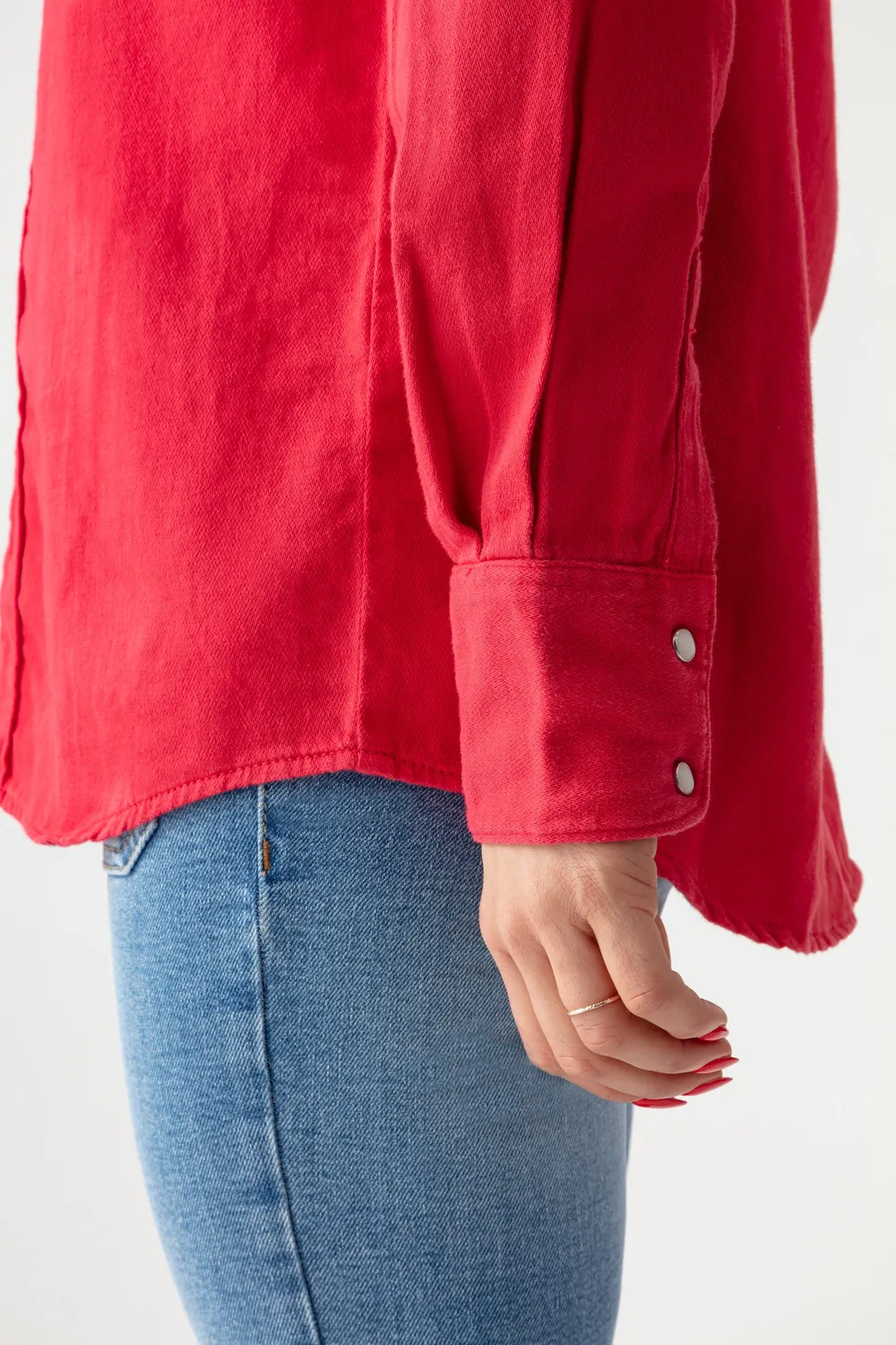 Acquaverde Clyde camicia rosa indien western