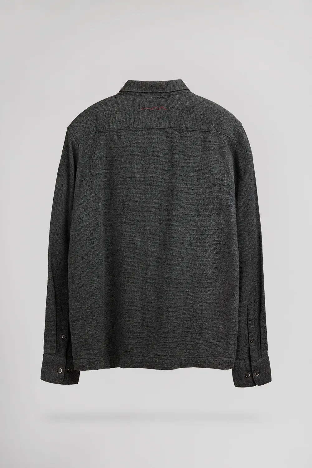 Teddy Smith C-Canyon ML camicia nera flanella cotone