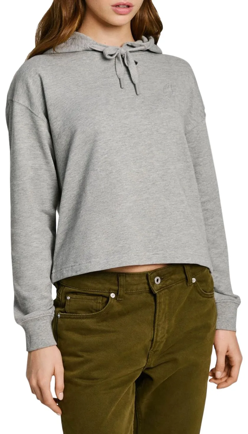 Pepe Jeans Estrid felpa corta donna blu marino