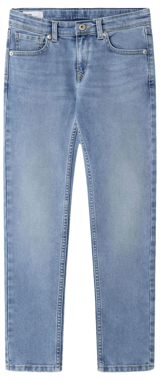 Pepe Jeans Finly Jeans Skinny Bambino Nero vita bassa