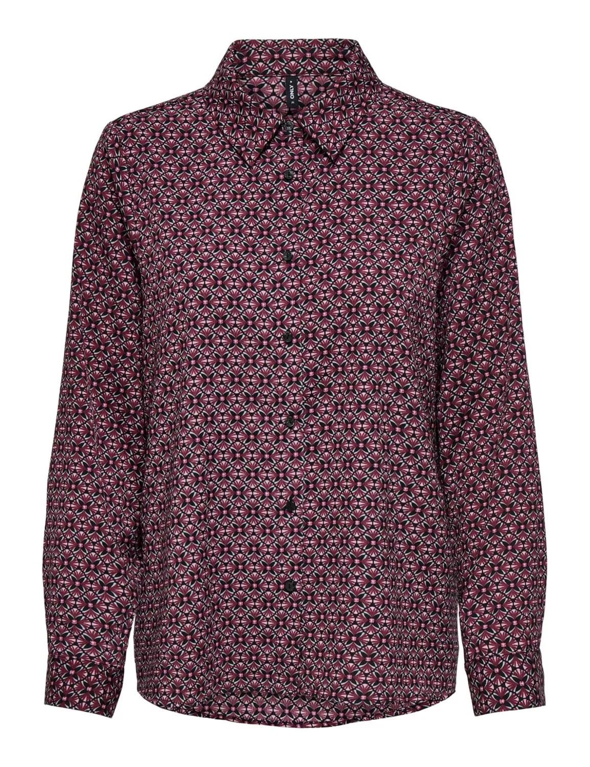 Only Onlnova camicia donna viscosa manica lunga