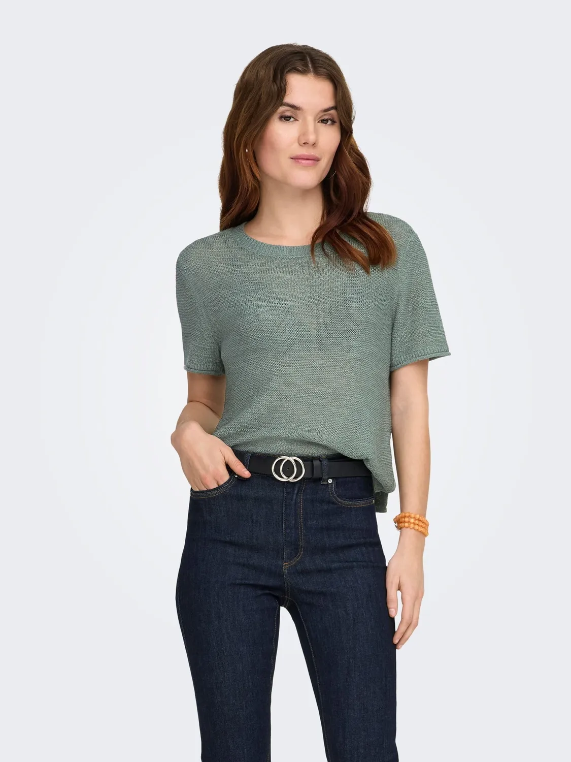 ONLY ONLSUNNY top donna maglia scollo tondo