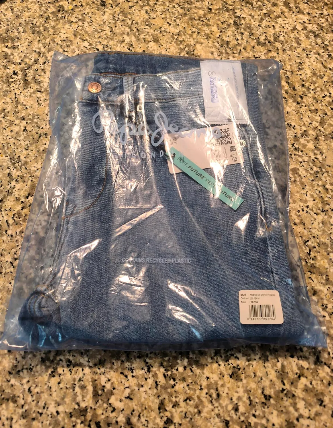 Pepe Jeans Hatch FS Jeans Uomo 28W/30L Slim Stone Wash