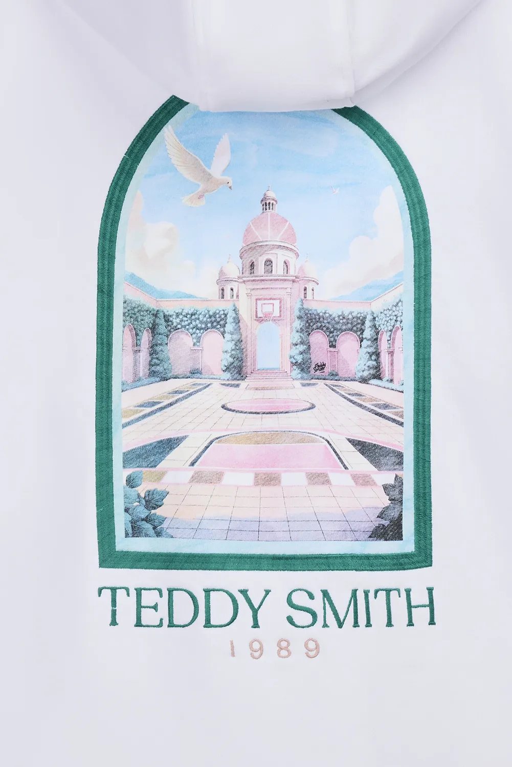 Teddy Smith S-Andrew Felpa Uomo Bianca Cappuccio