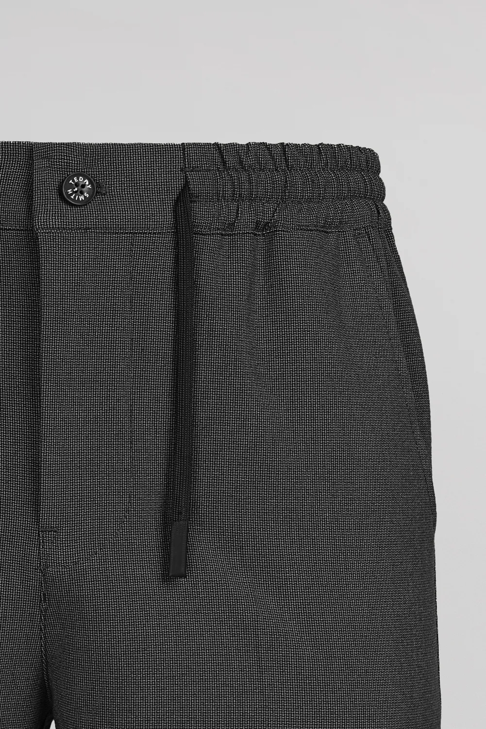Teddy Smith Pywan 17 pantaloni uomo black slim elasticizzati
