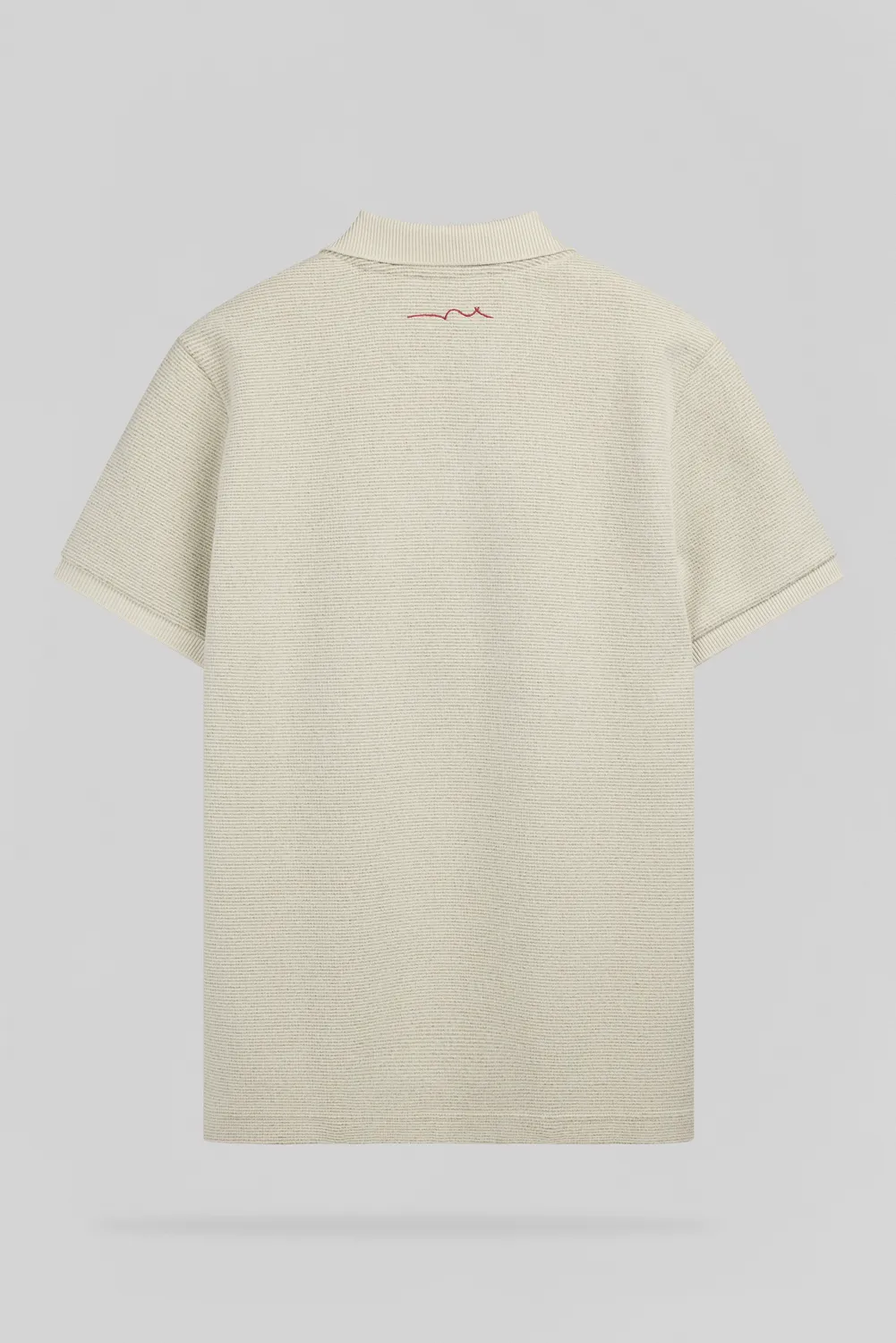 Teddy Smith P-Sonrad polo uomo crema waffle manica corta