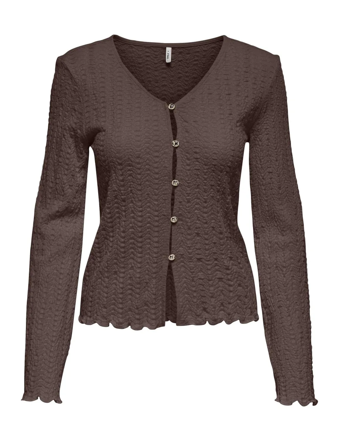 ONLY Onlella Placket top donna manica lunga XL