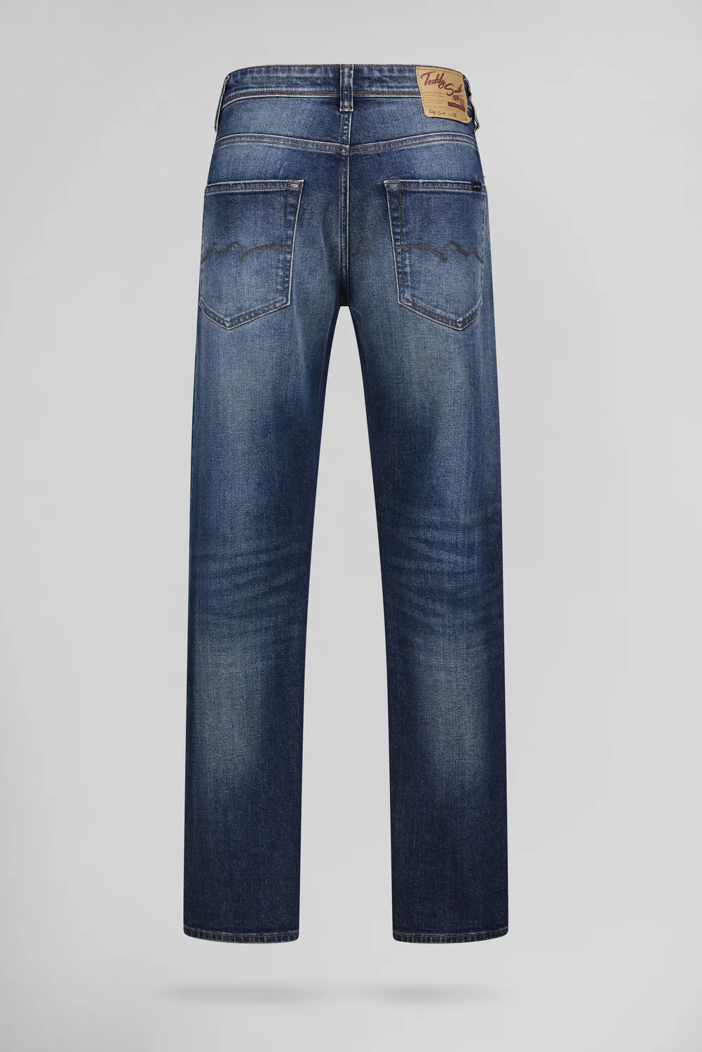 Teddy Smith REG L32 Dark Blue Stone Jeans Uomo Dritto